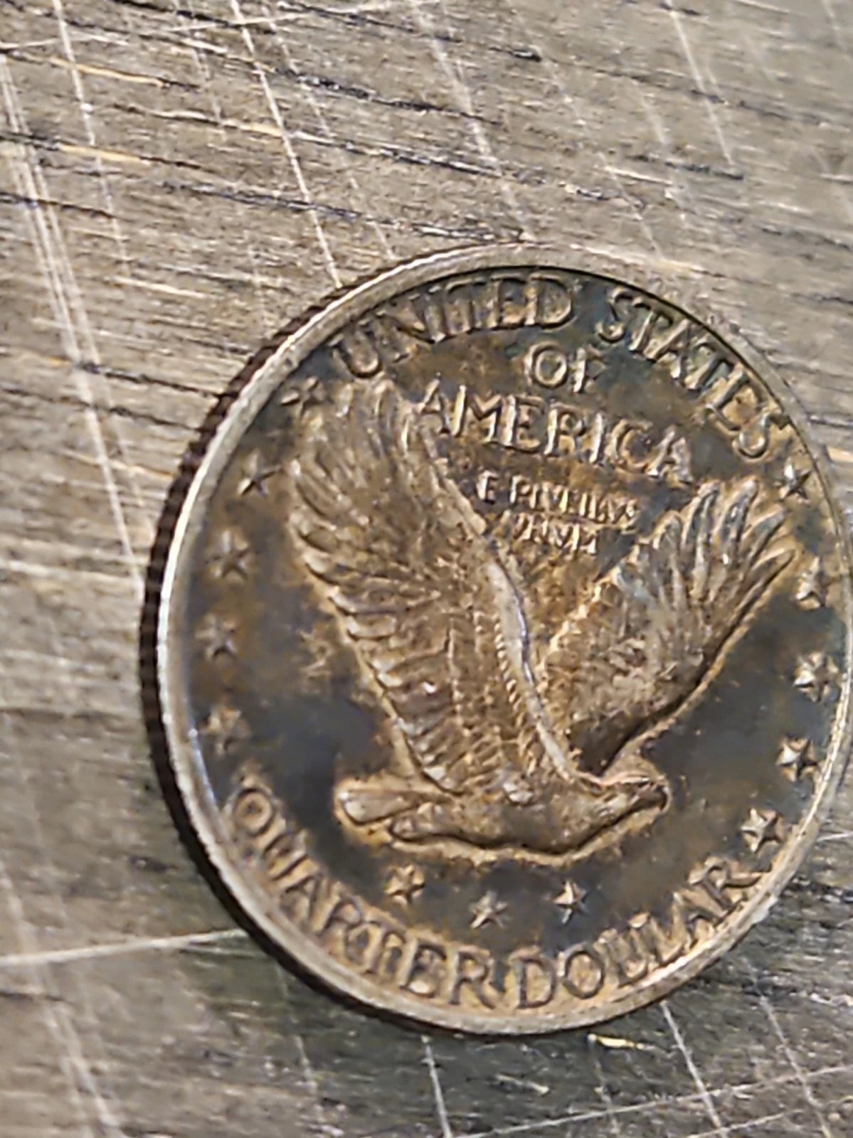 1926 Standing Liberty Quarter - Beautiful Natural Toning - 90% Silver 25C c3