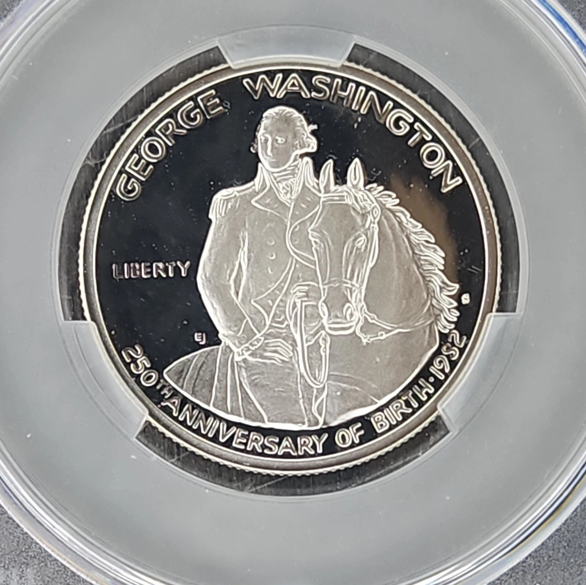 1982-S George Washington Silver Half Dollar CACG PR69DCAM c40
