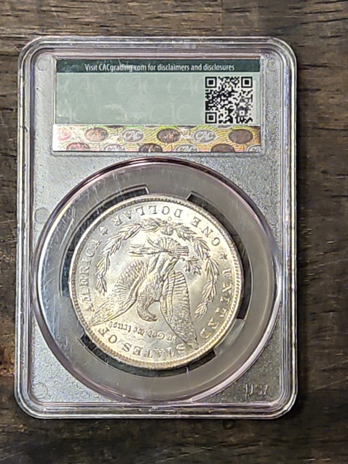 1885-O Morgan Silver Dollar CAC MS62 – Certified Brilliant Uncirculated c24