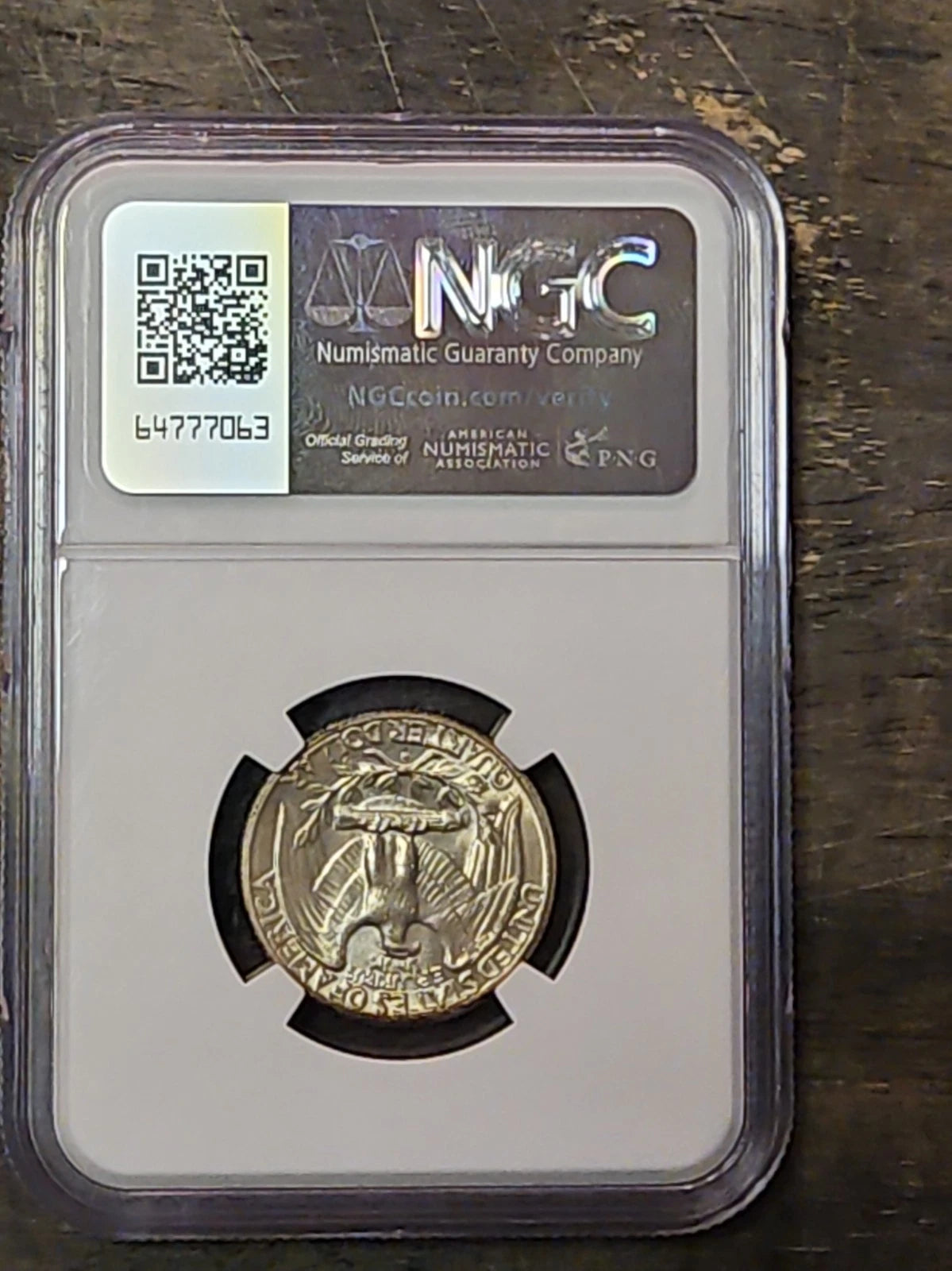 1943-S Washington Quarter - NGC MS65 - Mint State 65 25C Silver US Coin c17