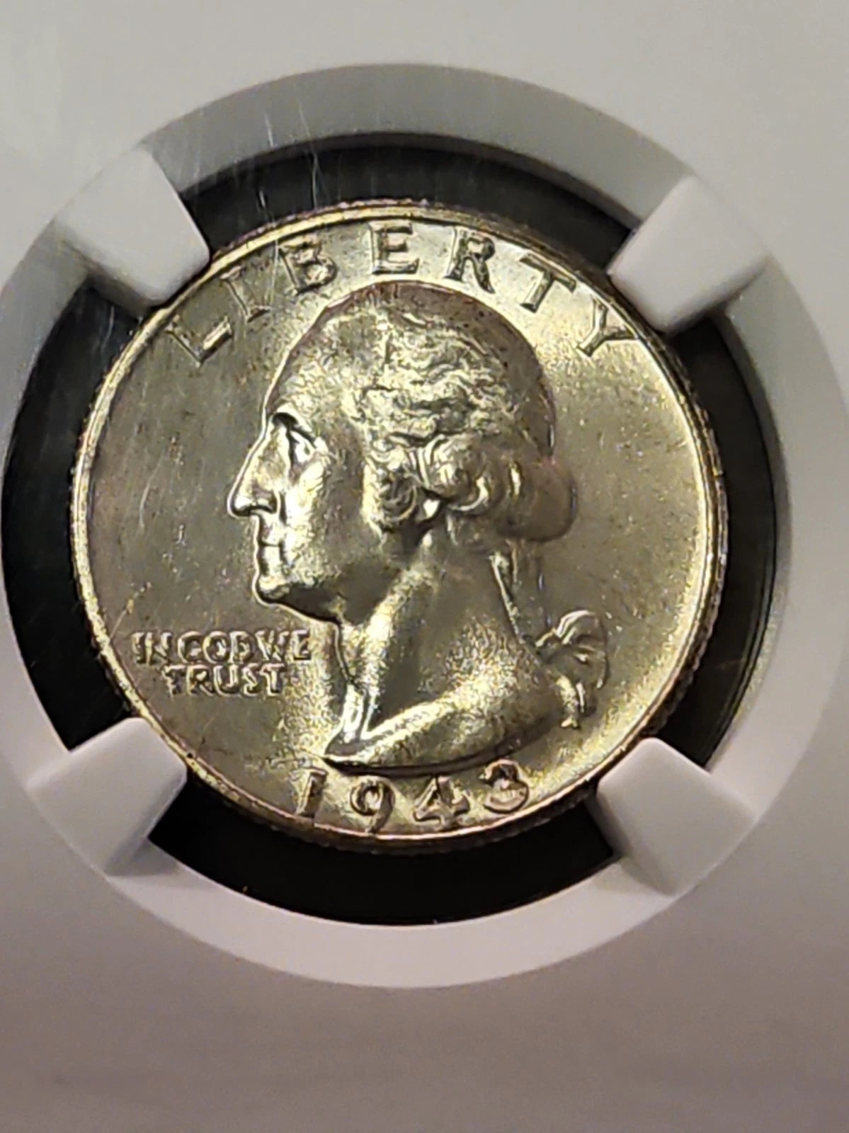 1943-S Washington Quarter - NGC MS65 - Mint State 65 25C Silver US Coin c17