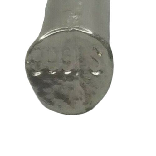 22 Magnum Bullet Hand Poured Bullion 999 Fine Silver .25 oz