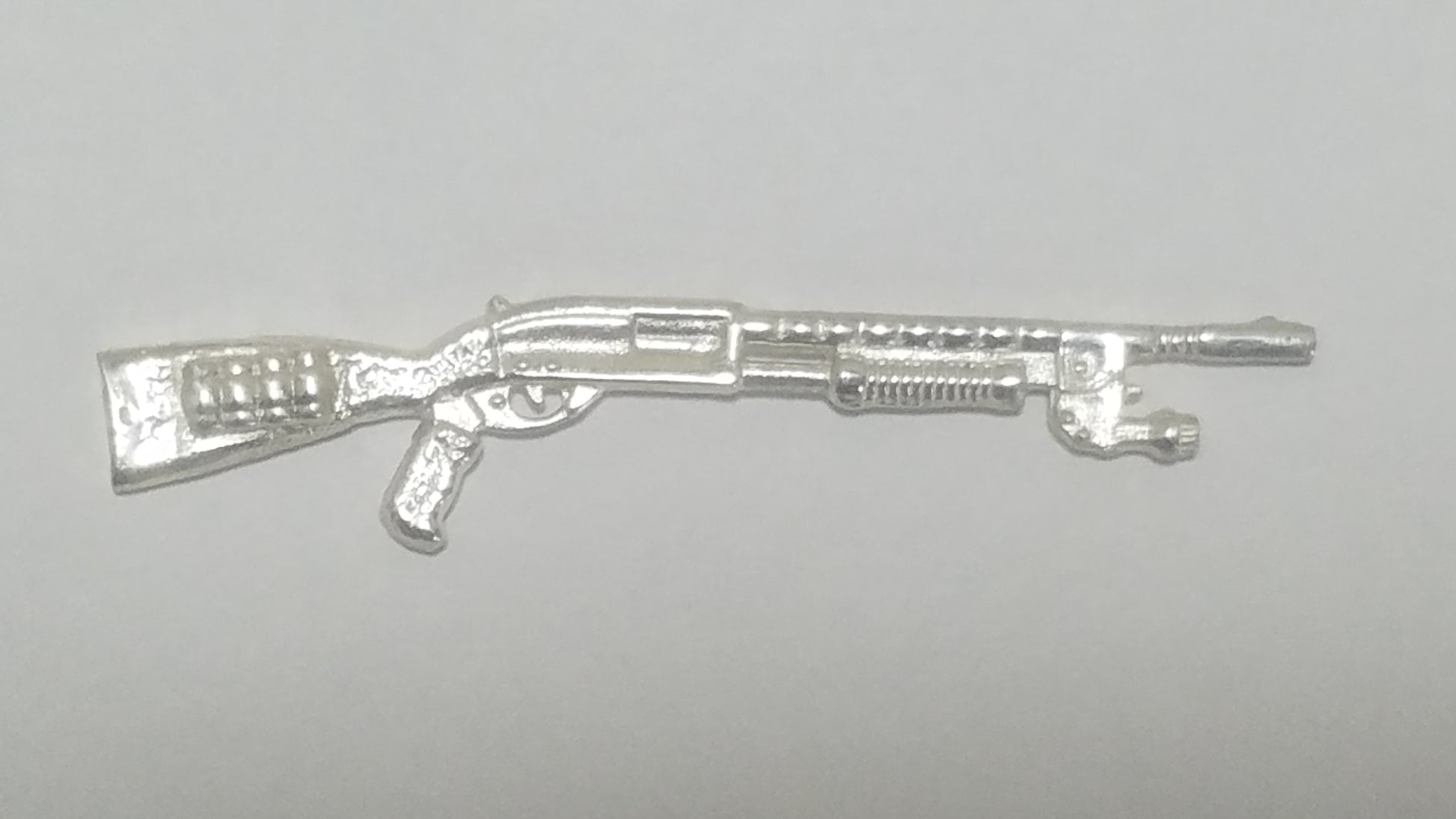 Tactical Shotgun 3.5" Long Solid .999 Fine Silver