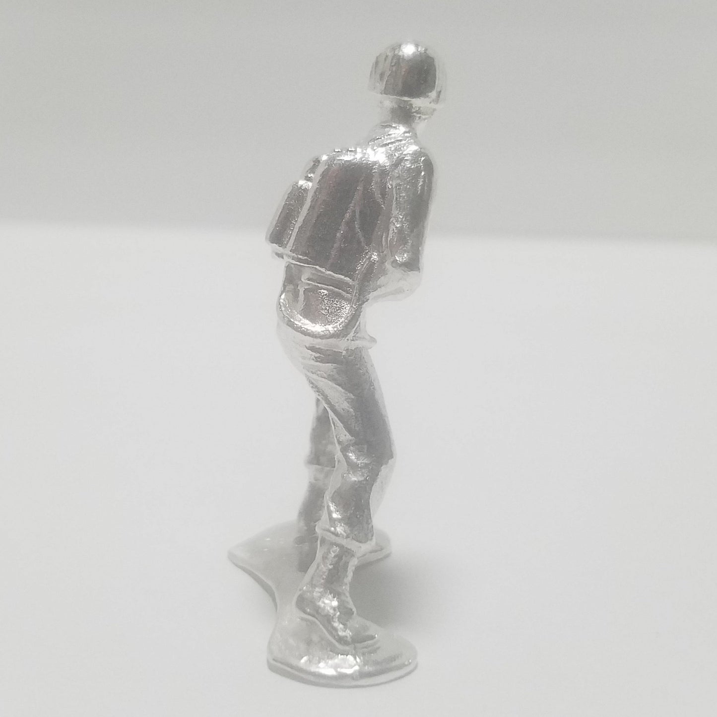 Classic Army Man Flamethrower Soldier 1.25 oz 999 Silver Hand Poured Bullion