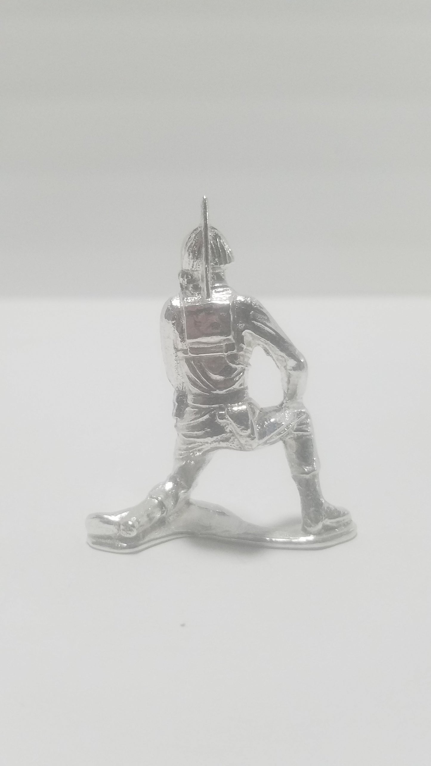 Classic Army Man Radio Man Silver Toy Soldier .999 Fine Silver