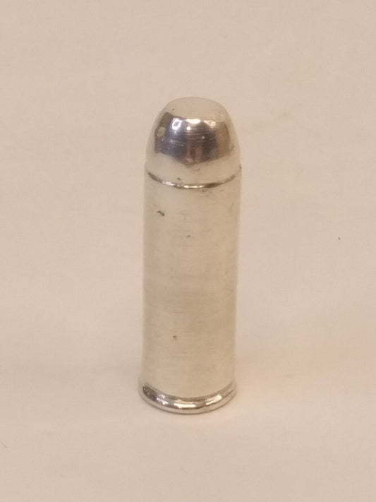 45 Long Colt Bullet Bullion Hand Poured 999 Fine Silver