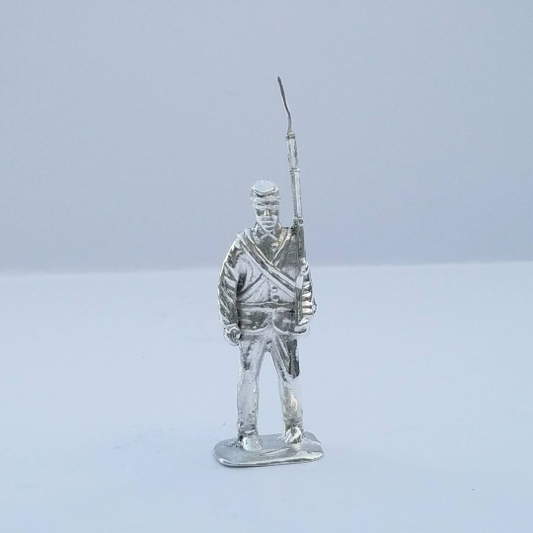 Civil war soldier At Attention