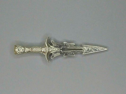 Knife Hand poured .999 fine Silver Bullion 3 1/2 long weight 22g 1776 Mint